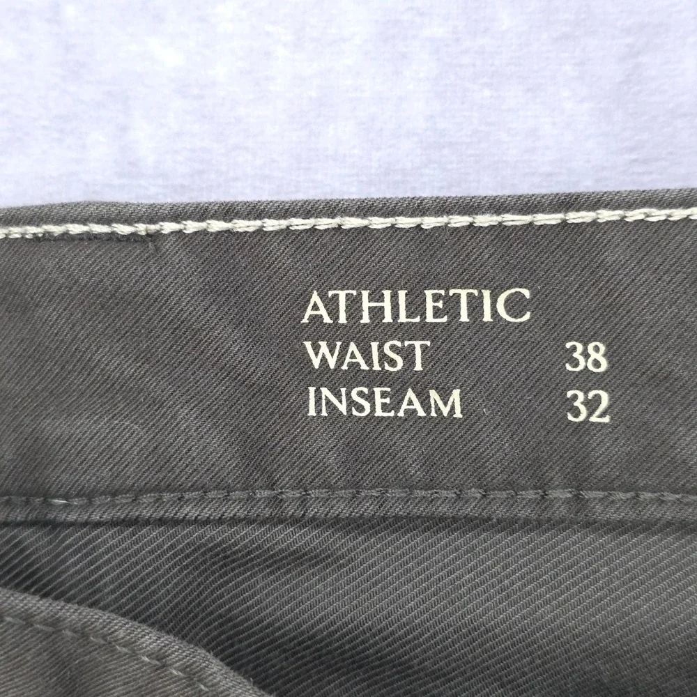 Banana Republic Athletic Fit Pants Mens 38x32 Olive Stretch Chino Fits 40x32